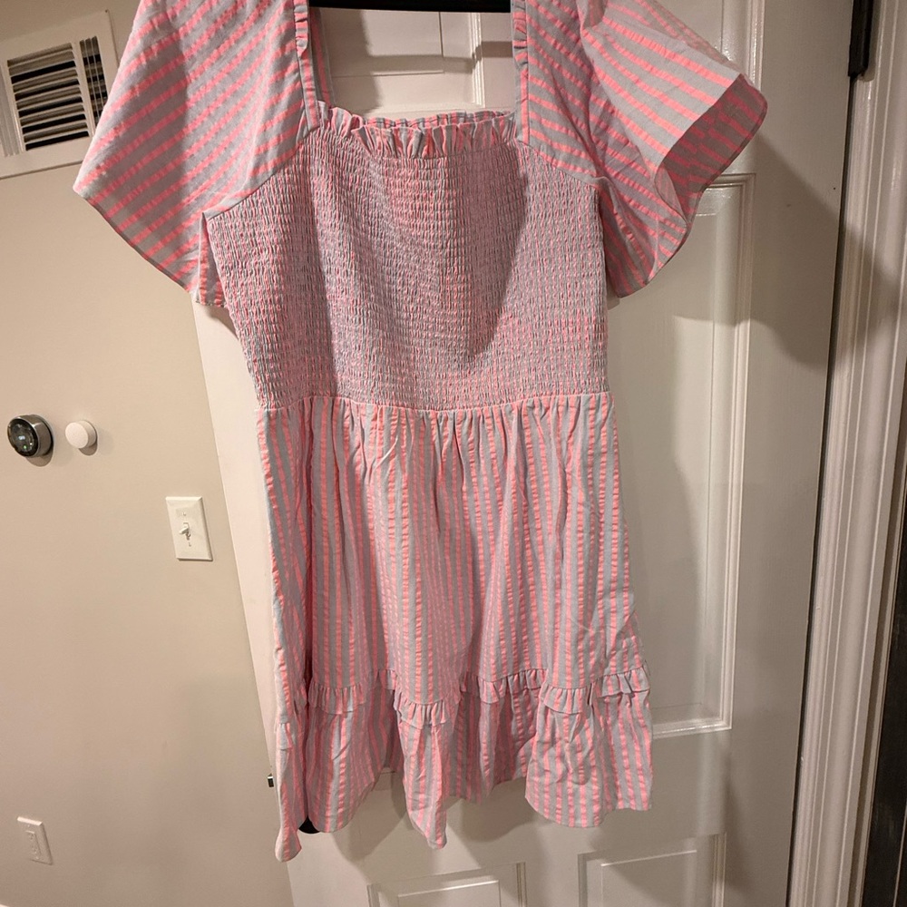 Pink Striped Draper James Summer Dress